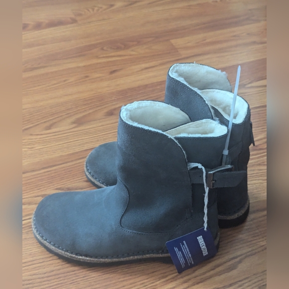 Birkenstock Uppsala Shearling Suede Leather - Picture 8 of 9